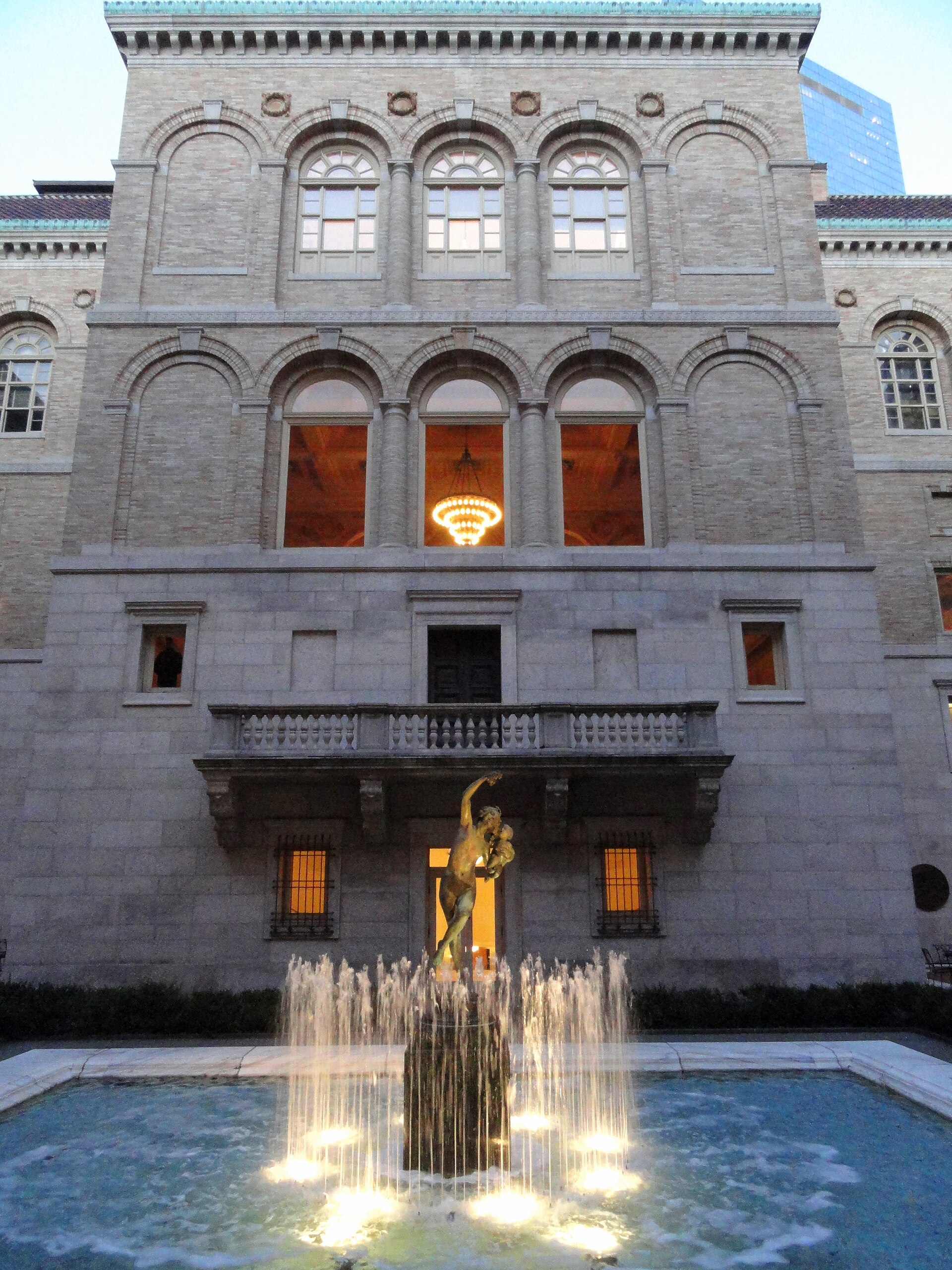 The McKim Building courtyard